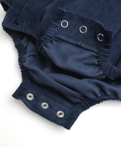 Miniatura 6 de RuffleButts Mamelucos de burbujas de manga larga para bebés y niñas pequeñas