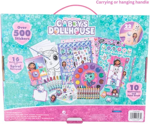 Miniatura 9 de Innovative Designs Gabby's Dollhouse Juego de Arte para Niños de Creatividad Divertido para Colorear, Pintar y Manualidades