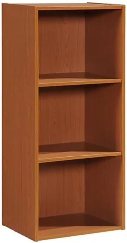 Miniatura 4 de Pemberly Row Estantería de madera con tres estantes en acabado negro