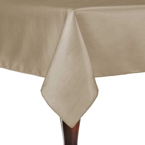 Miniatura 8 de Ultimate Textile - Paquete de 2 manteles cuadrados reversibles Shantung Satin - Majestic - Mantel cuadrado de 60 x 60 pulgadas, color azul pizarra