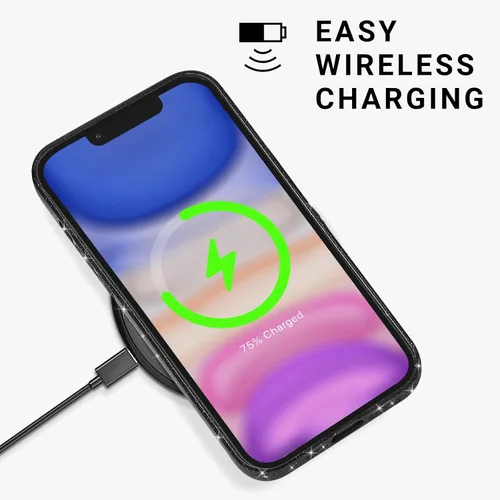 Miniatura 7 de Svanove Funda para iPhone 11 con Purpurina, Brillante Femenina Linda con Brillo Resplandeciente Reluciente Luminosa Funda de Teléfono para Mujeres