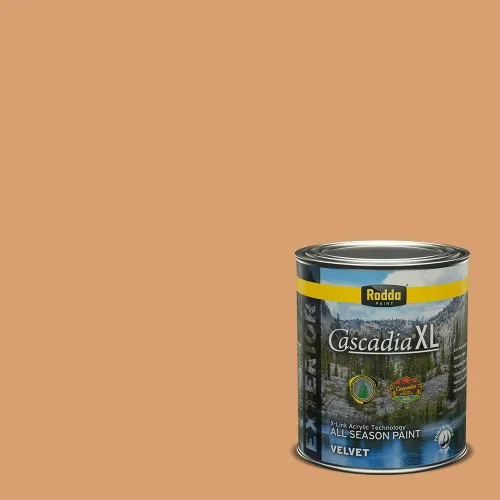 Miniatura 235 de Rodda Paint CASCADIA ZERO - Pintura plana e imprimación para interiores en uno, cuarto de galón, crema de ballet