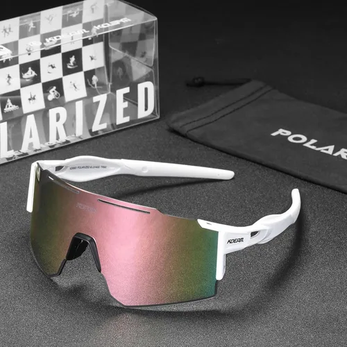 Miniatura 3 de Gafas de sol deportivas polarizadas UV400 para hombres y mujeres, gafas de ciclismo resistentes al viento para conducción, carrera, golf, lentes