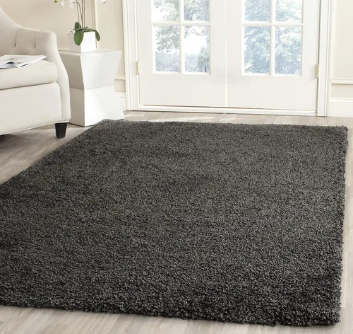 Miniatura 142 de SAFAVIEH Accent Rug 2'x3' - Milan Shag Collection - Modern Design, Dark Beige, Ultra Plush Thick Pile, Ideal for Bedroom, Nursery, Living Room