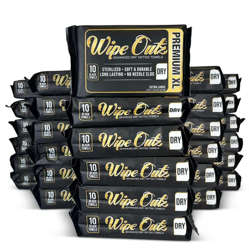 Miniatura 14 de Wipe Outz Toallas de tatuaje extragrandes DRY – Toallitas de tatuaje prémium para durante el tatuaje y el cuidado posterior, cuidado posterior