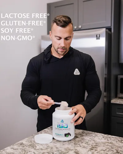 Miniatura 2 de Core Nutritionals ISO, 100% microfiltrado, cero rellenos artificiales, aislado de proteína de suero de leche de 0.88 onzas, 32 porciones