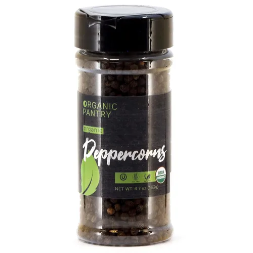Miniatura 5 de THE ORGANIC PANTRY Granos de pimienta orgánicos – Granos de pimienta de Tellicherry orgánicos USDA – Bolsa de 1 libra – Pimienta negra orgánica