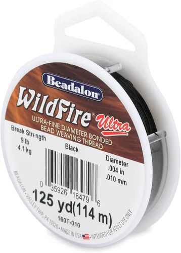 Miniatura 49 de Beadalon Wildfire Ultra - Beading Thread, Beading Supplies for Crafters, Jewelry Makers, Beaders. Braided Fishing Line
