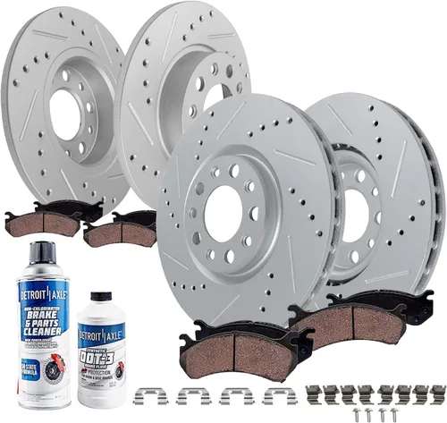 Miniatura 41 de Detroit Axle - Kit de freno delantero para Ford F-150 2010-2011, Ford Expedition Lincoln Navigator 2010-2021, repuesto de pastillas de freno