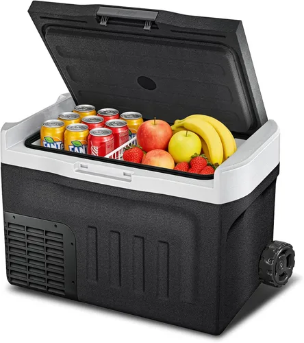 Miniatura 11 de DOGHLY Refrigerador de 12 voltios, enfriador portátil de 42 cuartos de galón de -4 ℉ a 68 ℉, refrigerador de automóvil con compresor de 12 V/24 V CC