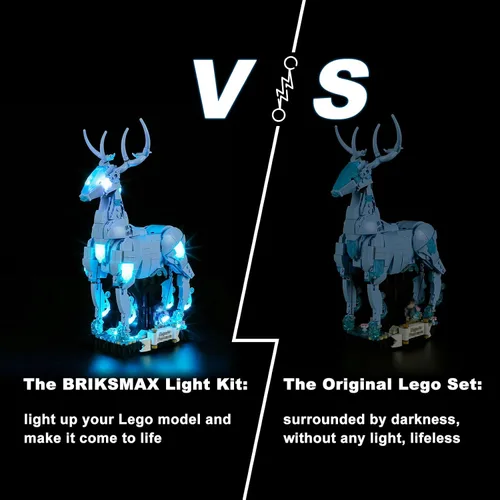 Miniatura 6 de BRIKSMAX Kit de iluminación LED para LEGO-76414 Expecto Patronum, compatible con el modelo de bloques de construcción de Lego Harry Potter,