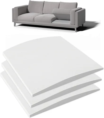 Miniatura 13 de Soporte de cojín de sofá para asiento caído, 20 x 20 pulgadas, tablero de soporte de cojín de espuma curvada de alta densidad, soporte de sofá