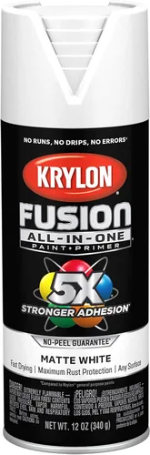 Miniatura 17 de Krylon Fusion - Pintura en aerosol adhesiva todo en uno para uso en interiores y exteriores, 12 onzas, aluminio Icy Grape