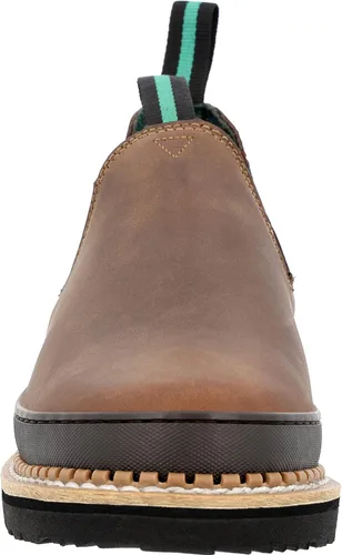Miniatura 4 de Georgia Giant Romeo - Botas sin cordones - GR262, cuero de grano completo, antideslizantes, ligeras, con protector de parachoques resistente al
