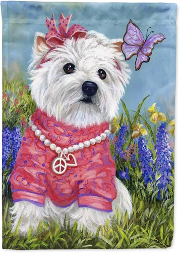 Miniatura 375 de Caroline's Treasures PPP3097CHF - Pijama de Navidad con diseño de bulldog francés para colgar en la pared, poliéster, tamaño de casa, multicolor