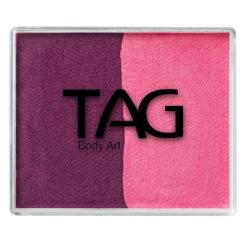TAG - Pintura facial y corporal, pastel dividido 1.76 oz (Berry Wine/Pink)
