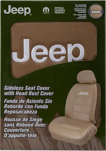 Miniatura 2 de Plasticolor 008581R06 Funda de asiento sin laterales (Jeep Elite Tan)