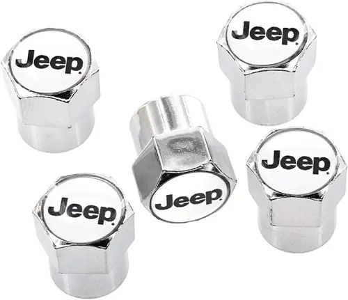 Miniatura 5 de Jeep Cubiertas de tapa de válvula con acabado negro con logotipo... (negro B)