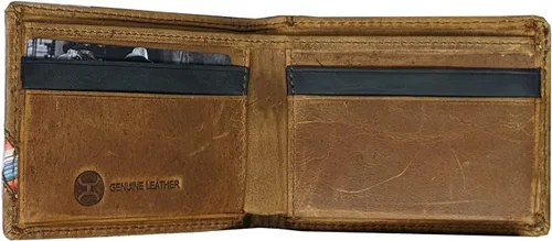 Miniatura 42 de HOOEY Cuero Bi-Fold Hombre, Hands-Up- Estampado Nómada, Talla única, 2812937
