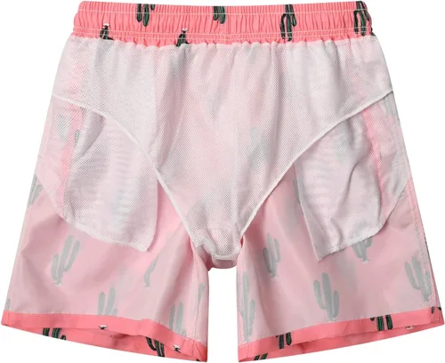 Miniatura 5 de Yuzhih Pantalones de verano con cordón para hombre, pantalones cortos de secado rápido, pantalones cortos ligeros de gran