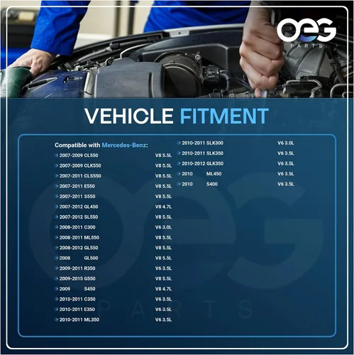 Miniatura 4 de OEG Parts Nuevo Arranque Compatible con Mercedes-Benz 2007-2015 5.5L 4.6L V8 3.5L 3.0L V6 0061513701, 006151370180, A0061513701, A006151370180
