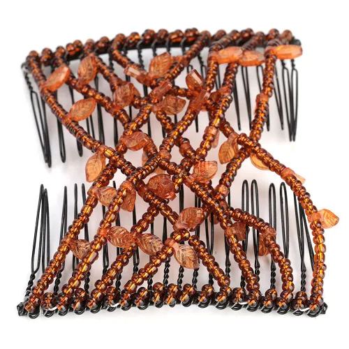 Miniatura 5 de Pinza para el cabello con perlas, peine elástico, pinzas para el cabello mágicos, peines de pelo perlas, peines elásticos para el cabello, pinzas