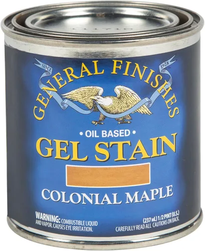 Miniatura 4 de General Finishes - Tinte en gel base de aceite, 1 cuarto de galón, cereza georgiana Georgian Cherry
