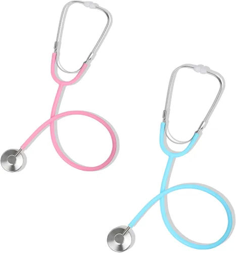 Miniatura 9 de Phobby Juguete de estetoscopio para niños, paquete de 10 juguetes de estetoscopio de trabajo real para niños pequeños de 3, 4, 5, juego de doctor