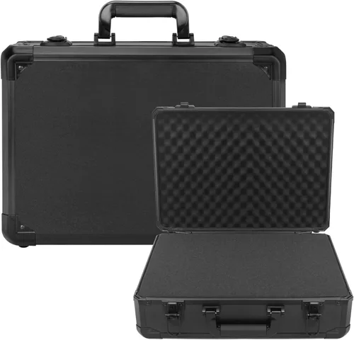 Miniatura 7 de Estuche Duro de Aluminio con Espuma Estuche Duro con Espuma de 16" x 12" x 6", Estuche para Cámara con Espuma Personalizada, Adecuado para el Uso