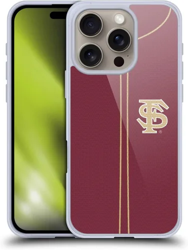 Miniatura 169 de Head Case Designs Funda de gel suave FSU Seminoles de la Universidad Estatal de Florida con licencia oficial compatible con Apple iPhone 13 Pro Max