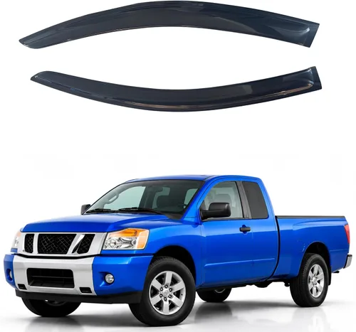Miniatura 89 de IG - Visera para ventana para Ford Bronco y F150-F350 1980-1996, deflector lateral tipo cinta adhesiva, resistente, contra lluvia y viento