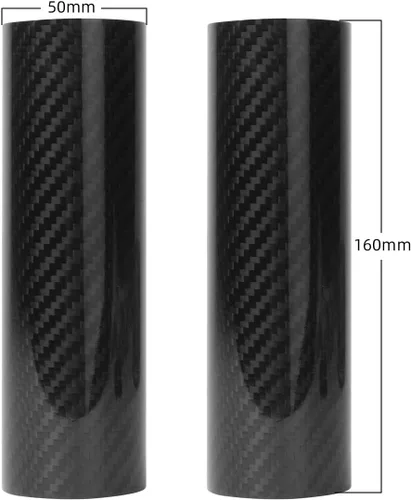 Miniatura 3 de Cubierta protectora de horquilla delantera de fibra de carbono para motocicleta, protector de amortiguador, polainas de protección de caperuanos