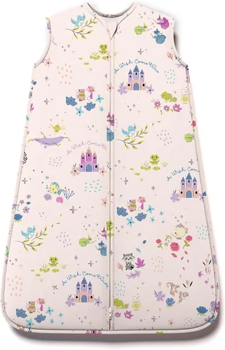 Milk Snob Disney - Saco de dormir para bebé, saco de dormir sin mangas y manta con cremallera para niña y niño, baby shower