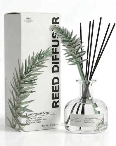 Miniatura 19 de Juego de Difusor de Varillas, Difusor Aromático Perfumado con Varillas, Difusor de Varillas de Fragancia para el Hogar para Decoración de Estantes