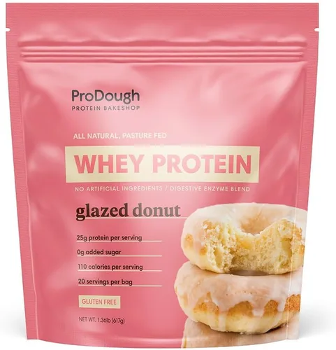 Miniatura 18 de ProDough Proteína en polvo de aislado de suero hidrolizado gourmet para mezcla de batidos - Mezcla de enzimas de fácil digestión, 25 g de proteína