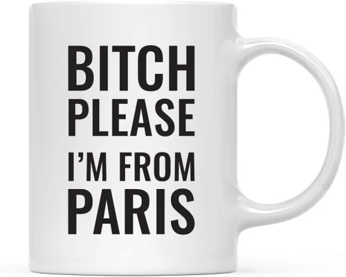 Miniatura 111 de Andaz Press Taza de café de 11 onzas, regalo de broma, Bitch Please I'm from Alabama, paquete de 1, incluye caja de regalo, divertidas ideas
