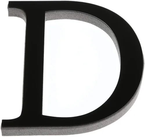 Miniatura 19 de Pegatinas de pared para pared, calcomanías para el hogar, 26 letras 3D, calcomanías de arte acrílico, decoración del hogar Y