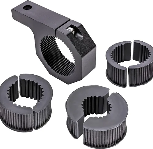 LAMPHUS Kit de montaje para barra de luz todoterreno ATV UTV, abrazadera de manubrio, abrazadera de tubo, barra horizontal [1/1.5/1.75/2 pulgadas]
