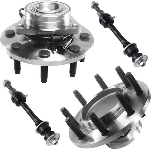 Miniatura 224 de Detroit Axle - Kit de nudillos de dirección delantera izquierda para Ford Edge Lincoln MKX 07-10, cojinete de rueda del lado del conductor, nudillo