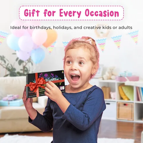 Miniatura 9 de Bolígrafos de pintura acrílica Desire Deluxe para pintura de roca, piedra, cerámica, vidrio, madera, lienzo – Juego de 6 marcadores no tóxicos a