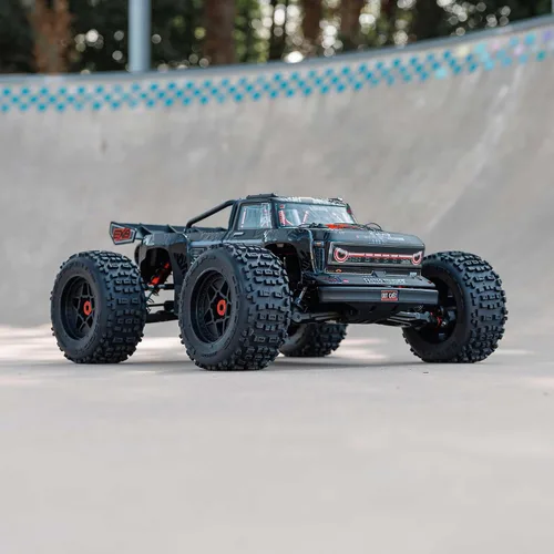 Miniatura 3 de ARRMA Camión RC Outcast 4X4 8S BLX 1/5 Camión de Acrobacias Negro RTR (Transmisor y Receptor Incluidos, Batería y Cargador No Incluidos) ARA5810V2T1