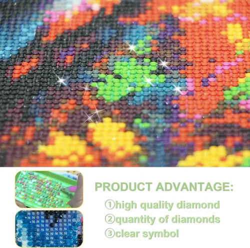 Miniatura 7 de UiSdfuy Kits de arte de diamantes para manualidades, paquetes de arte de diamantes 5D, kits completos para adultos principiantes, decoración