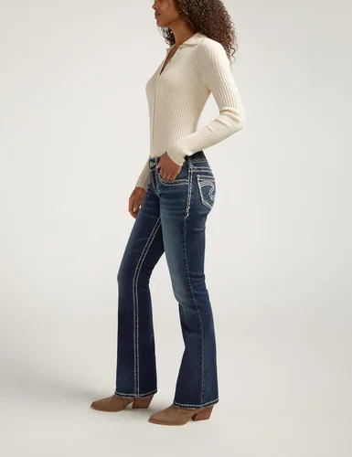 Miniatura 2 de Silver Jeans Co. Jeans Suki de tiro medio con corte de bota para mujer