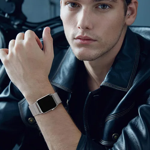 Miniatura 4 de DaQin Paquete de 3 bandas elásticas compatibles con Apple Watch para mujeres de 1.65 pulgadas, 1.57 pulgadas, 1.61 pulgadas, 1.73 pulgadas, correa