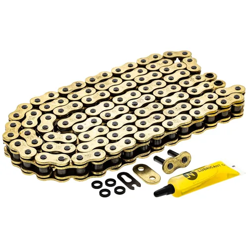 Miniatura 12 de NICHE Cadena de anillo en X 525 de oro 94 eslabones con eslabón maestro de conexión