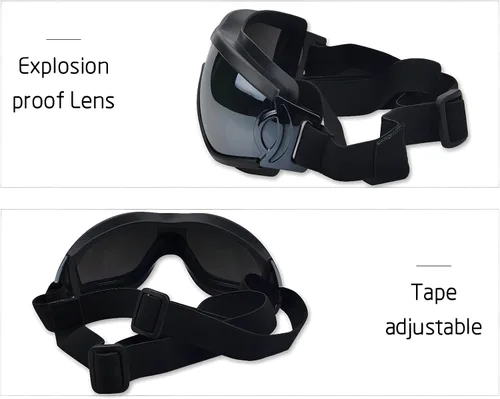 Miniatura 3 de SANPLMG - Lentes de sol suaves para perros, gafas para mascotas, marco flexible, a prueba de viento, a prueba de polvo, protección ocular