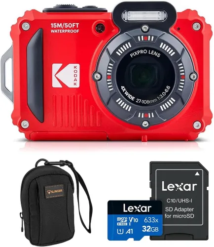 Miniatura 11 de KODAK PIXPRO WPZ2 - Cámara digital WiFi resistente a prueba de golpes a prueba de polvo 16MP 4X Zoom óptico 1080P Full HD Video Vlogging Cámara LCD