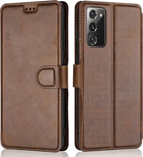 Miniatura 20 de QLTYPRI Para Samsung Galaxy A14 Case Premium PU Leather Simple Wallet Case [Ranuras para tarjetas] [Soporte manos libres] [Cierre magnético] Funda