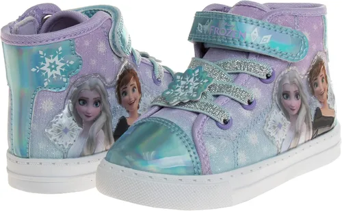 Miniatura 3 de Minnie Mouse Frozen Anna Elsa Encanto Maribel - Zapatos deportivos de lona casuales para niñas (tallas 6-12 para niños pequeños, niños pequeños)