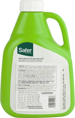 Miniatura 2 de Safer Brand 5192-6 Aerosol latente de aceite concentrado para horticultura, 1 paquete, verde, 16 oz
